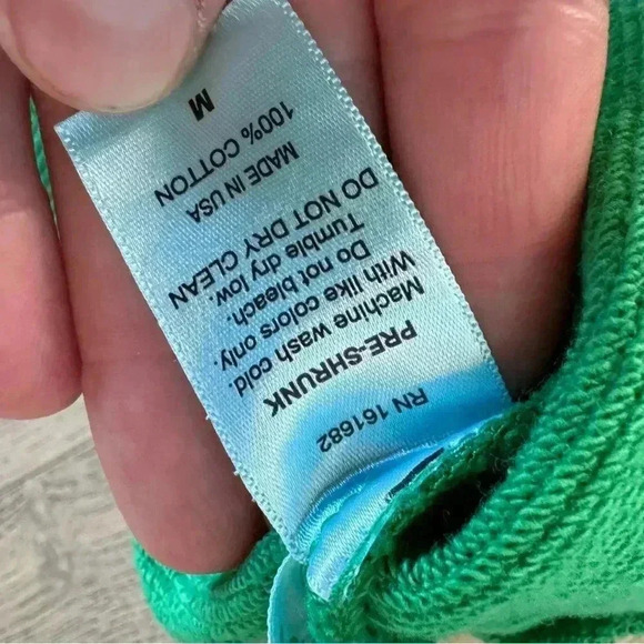 The Rally Club Unisex Archie Pickleball Crewneck Sweatshirt Green Medium $138 - Picture 7 of 7